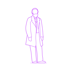 Pop Culture Authors Fyodor Dostoyevsky Contour Svg Vector, Free Vectors File